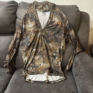 Sitka Equinox Guard Hoodie. Large. Optifade Timber. No peeling.